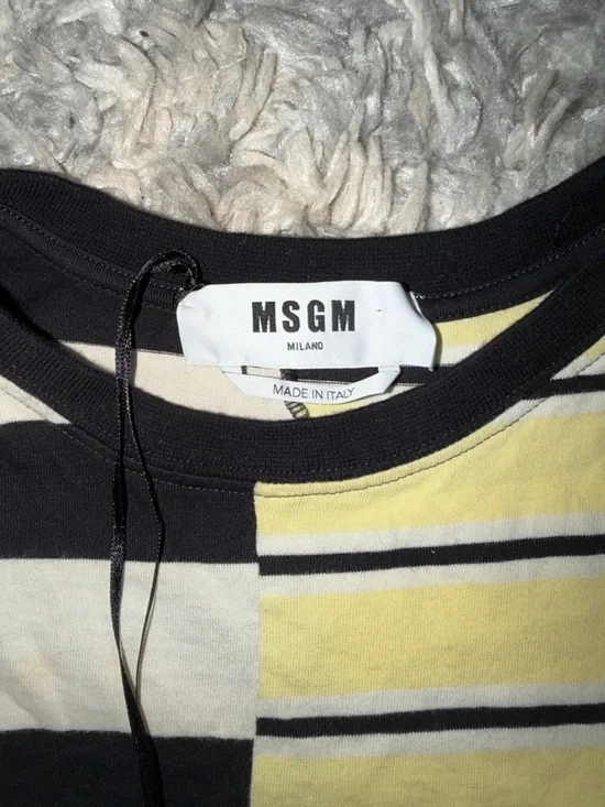 MSGM fringe t-shirt dress L - Picture 2 of 6